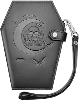 Lazy skull coffin wallet