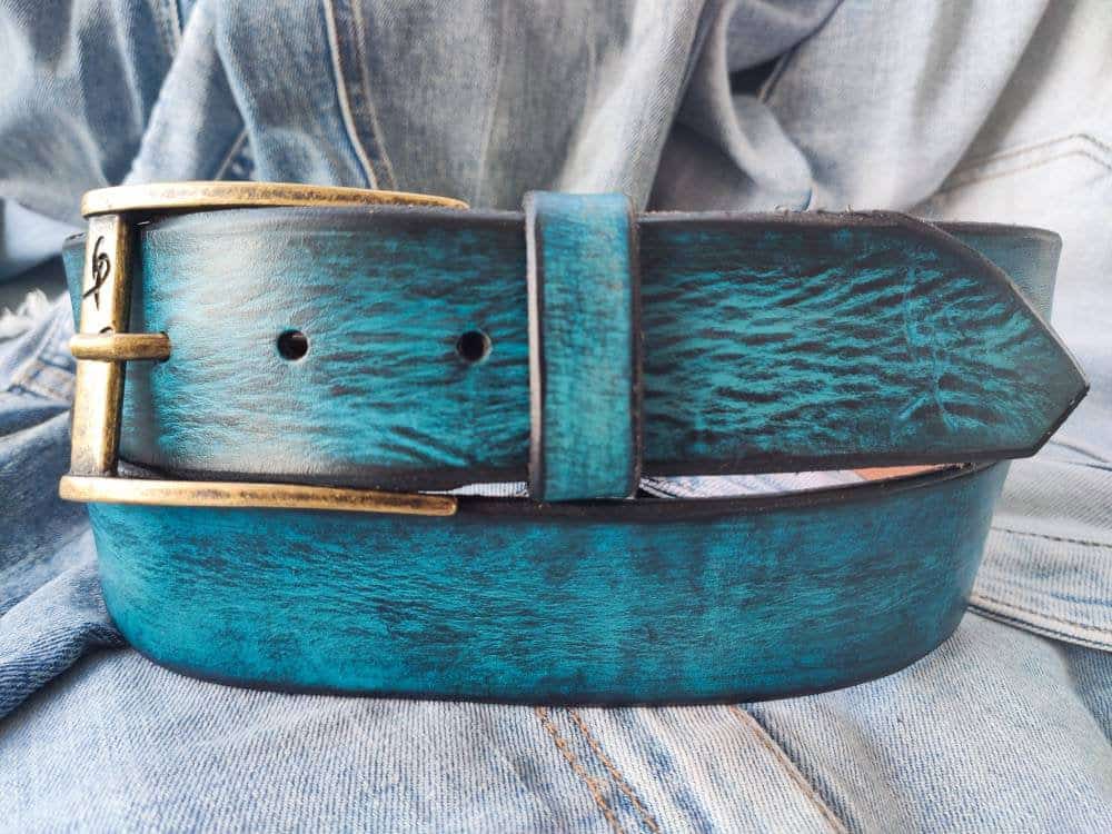 custom leather belt 